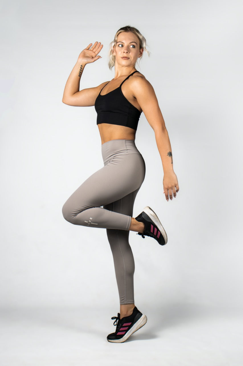 Elev8 gray womens leggings running — gym tights South Africa