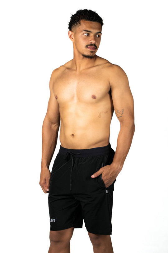 Elev8 Mens Core Training Shorts Black — workout shorts for men South Africa