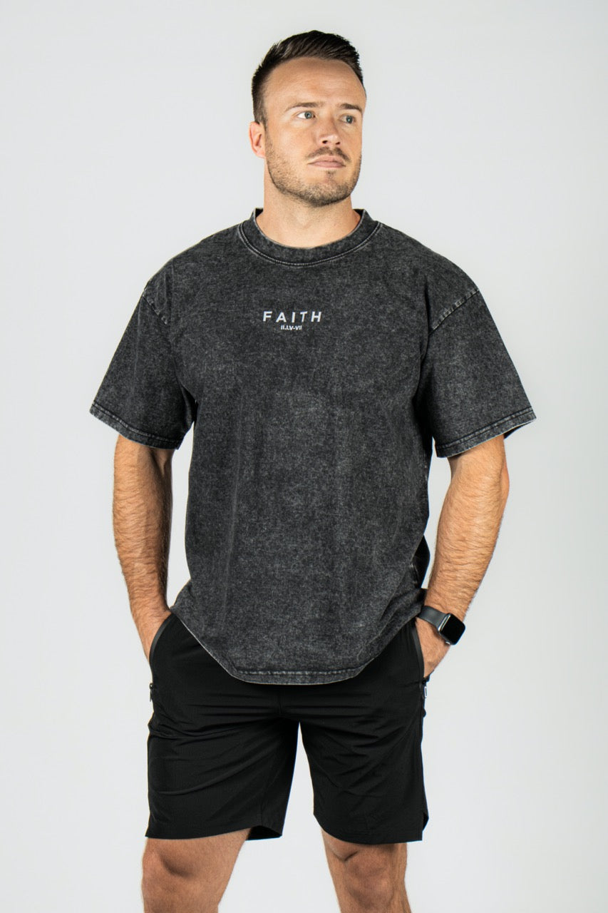 Elev8 black oversized t-shirt men — casual gym wear South Africa