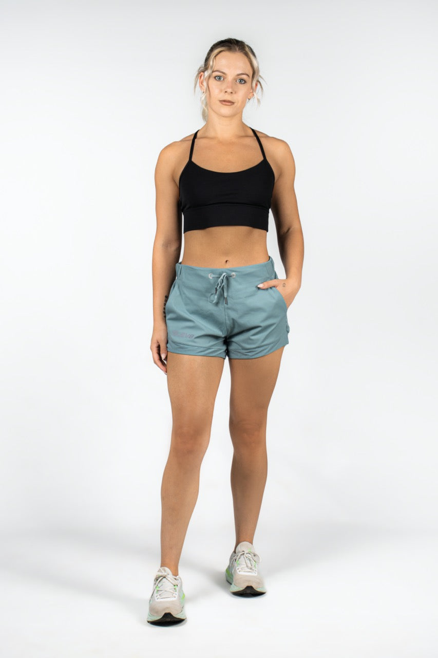 Elev8 Ladies Core Training Shorts full length — womens workout shorts SA