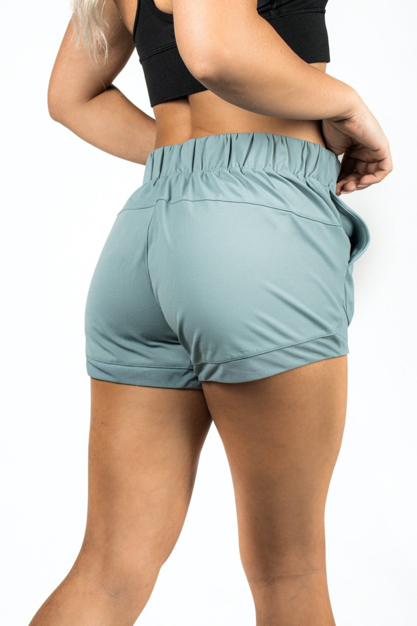 Elev8 womens training shorts back view — gym shorts South Africa