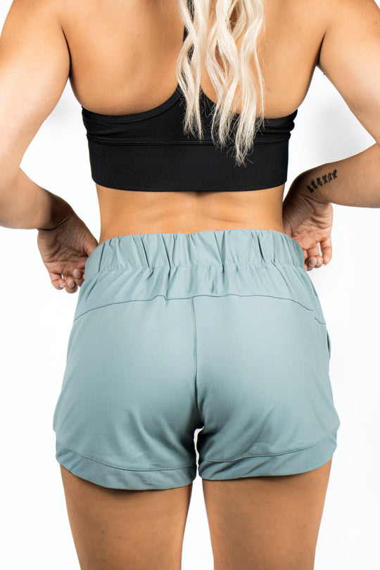 Elev8 womens core shorts back detail — gym clothing South Africa