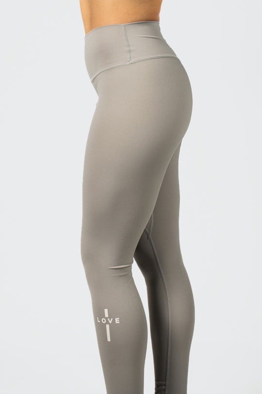 Elev8 Love High Waist Leggings Gray full length — womens fitness pants SA