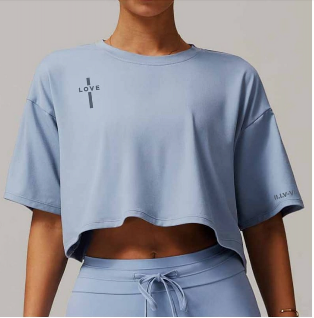 Elev8 Flow Oversized Crop Tee